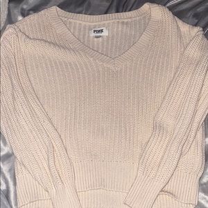 Vs pink knit sweater